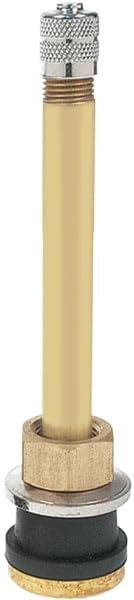 Premium Service Ascot TR571 3-3/8" Brass Clamp-in Tubeless Tire Truck Valve Stem (25)