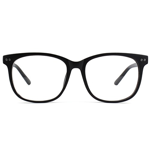 Image of GQUEEN Fake Non Prescription Glasses Clear Lens for Women Men Oversized Frame UV400 Protection, 201581