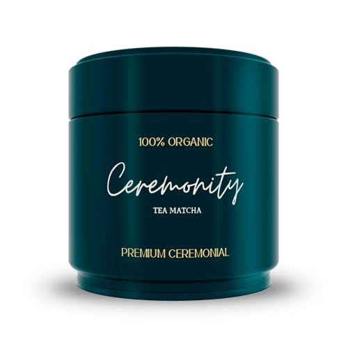 Ceremonity Te Matcha Ceremonial Premium - Te Matcha en Polvo 100% Organico de Japon - 30 Gramos de Te Verde Bio