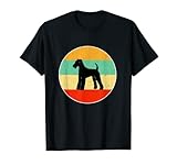 retro airedale terrier mom retro vintage dog mom maglietta