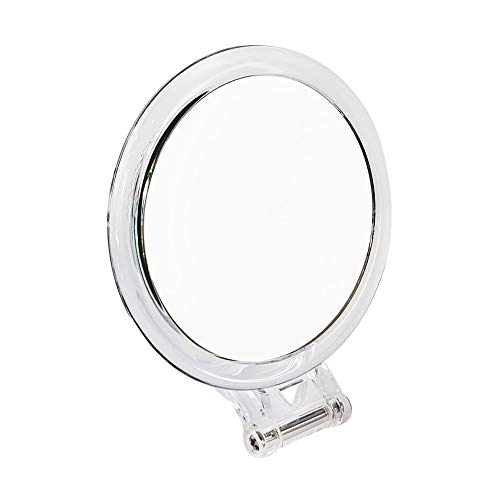Espejo redondo plegable con soporte 10X miniatura 3