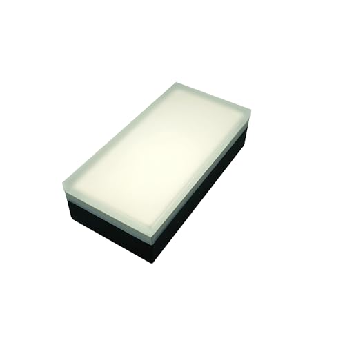 Image of LUMENGY Paver Light 4x8 Inch (3.85 x 7.79), 5000K Daylight, Glare-Free Brick Lighting for Driveways, Walkways, Pool Decks and Patios, 12V Hardwired, IP67 Waterproof, Drive-Over Rated