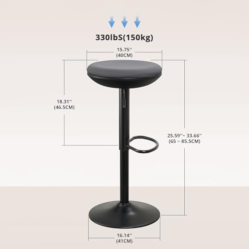 Image of IWMH Standing Desk Stool, Ergonomic Adjustable Height Office Chair