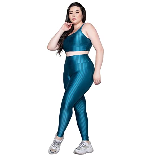 Top Fitness Bella Fiore New Zig Com Bojo Removível Academia Malha...