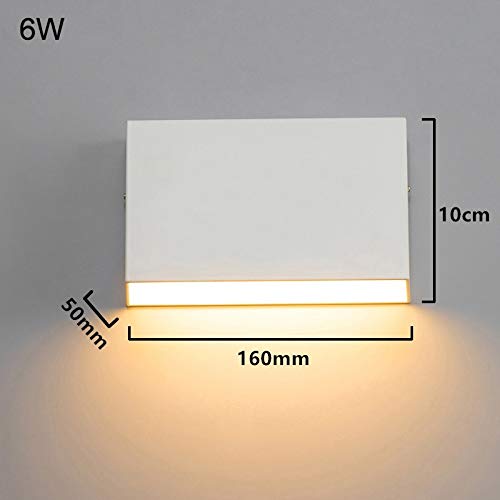 Lampe murale extérieure cube double faisceau LED 6W blanc chaud étanche