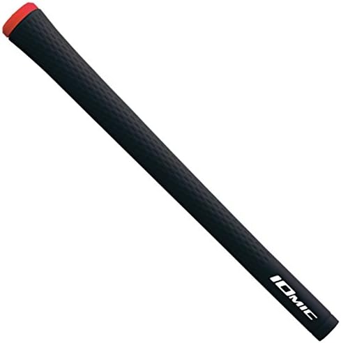 Iomic New Sticky 1.8 Black/Coral Red Grips (Set of 13)