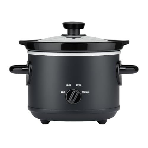 2 Quart Manual Slow Cooker with Glass Lid