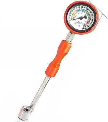 Image of Analog Tire Pressure Gauge Max Tyre Air Pressure Gauge TTC - Accurate 200 PSI Air Checking Meter for Cars Trucks Motorcycles and Bikes - Durable Analog Gauge for Precise Tire Pressure