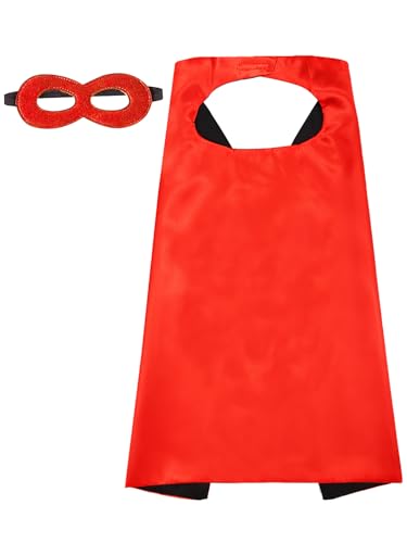Image of Superhero Capes for Kids Halloween Costumes and Dress up - Superhero Toys Capes 4-10 Year for boys birthday party Gifts