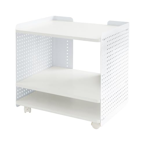 Mesa De Impresora Con Ruedas, 3 Niveles, Soporte Para Impresora Portátil, Almacenamiento Personalizable, Estantería Para Impresora, Multiusos, Capacidad De Carga De 40 Kg, Para Oficinas, Dormitorios