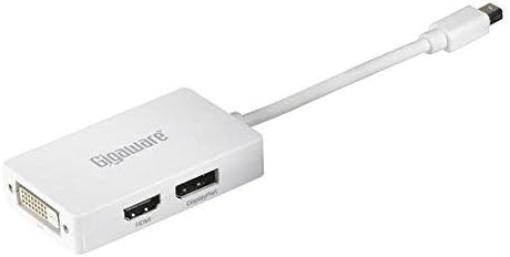 DisplayPort Mini HDMI/DVI Adapter, Portable, 1080p Resolution