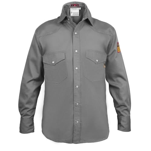 Product Image of the Flame Resistant FR Shirt - 88/12 (2XLarge, Light Grey)