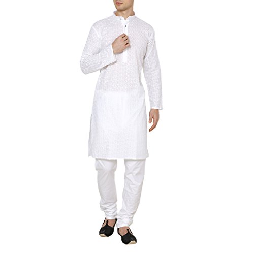 Kurta churidar de algodón Royal Kurta para hombre, ideal para bodas y celebraciones elegantes