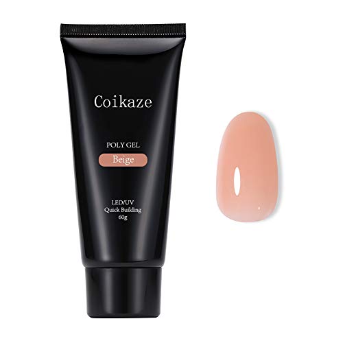ポリジェル 単品 ジェルネイル 長さだしジェル 60g入り 初心者にも使える UV LED対応