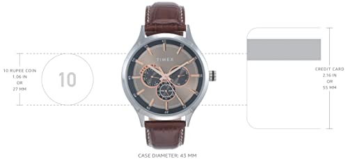 TIMEX Analog Watch for Men with Round Dial & Water Resistant Man's Wrist Watches - Image 4
