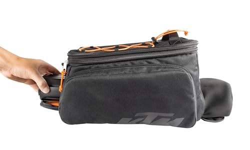Trunk Bag con scomparto estraibile in neoprene per seconda batteria. La batteria rimane protetta e asciutta