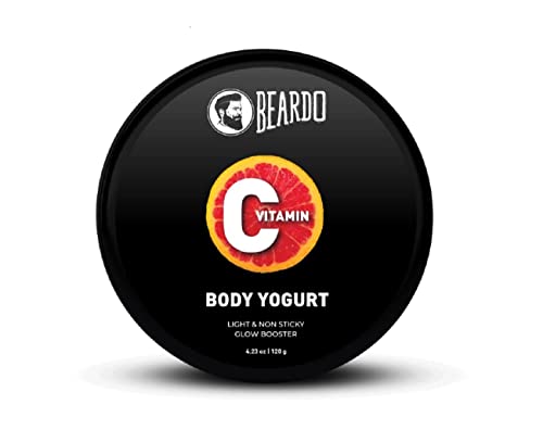 BEARDO Vitamin C Body Lotion, Body Butter Body Yogurt For hydration (All Skin) 120g
