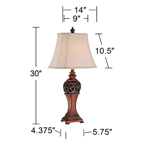 Regency Hill Juego de 2 Lámparas de Mesa Tradicionales miniatura 4