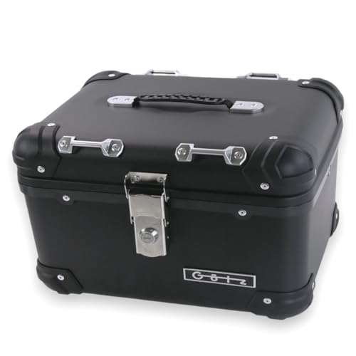 Götz Topcase 35 Liter Aludesign schwarz Komplettset