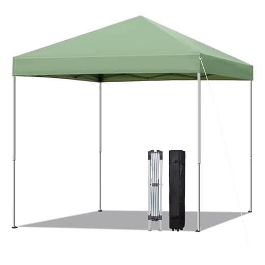 6x6 Easy Setup Pop Up Canopy Tent