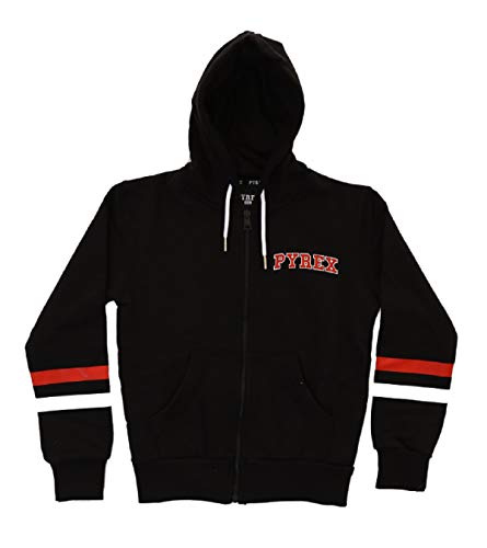 Pyrex Felpa Cappuccio e Zip Bambino Nera