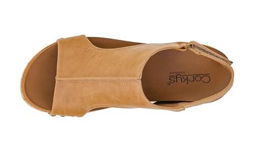 Image of Corkys Footwear Volta Wedge - Chic Elegance Meets All-Year Comfort with a 2-Inch Cork Heel and Marshmallow Insole for Stylish Everyday Wear and All-Day Comfort