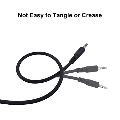 Cable USB a 3.5mm Auxiliar de 3 pies para audio miniatura 4