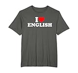 I Love English Camiseta