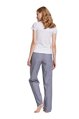 Image of CYZ Women's 100% Cotton Woven Poplin Sleep Pajama Pants
