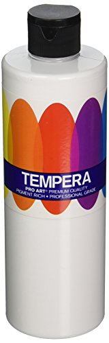 PRO ART Liquid Tempera Paint, 16-Ounce, White