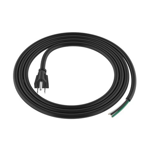 6ft 14 Gauge 3 Prong Heavy Duty Replacement Power Supply Cord Cable - Heavy Duty Power Cord for...