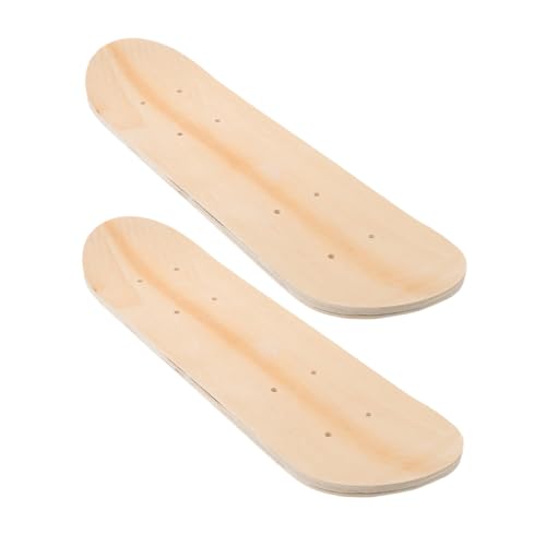 Balacoo 2pcs Boys and Girls Skateboard Decks Blank Wood Skateboard Decks for DIY Graffiti