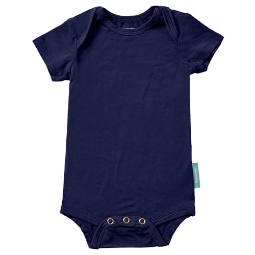 Image of PurComfy Bamboo Rayon Short-Sleeve Bodysuit Baby, Summer Bodysuits One-Piece for Baby Boys, Girls, Unisex