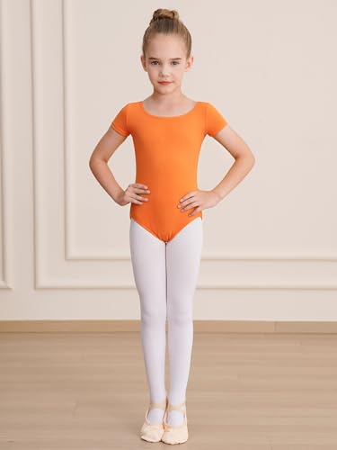 Image of WEGETIT Ballet Leotards for Girls Toddler Dance Leotard with Skirt Kids Gymnastics Outfits Ballet Dance Tutu Dress