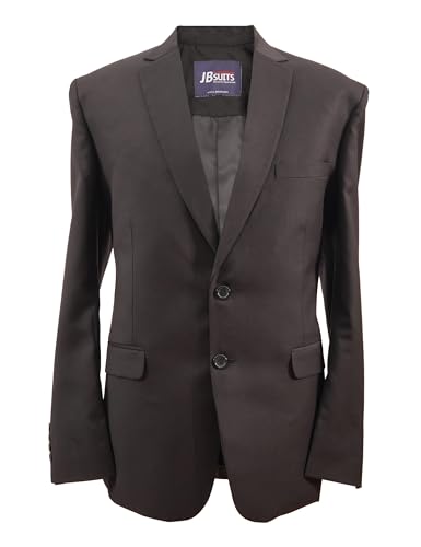 Men's Blazer (US, Numeric, 42, Regular, Regular, Black)