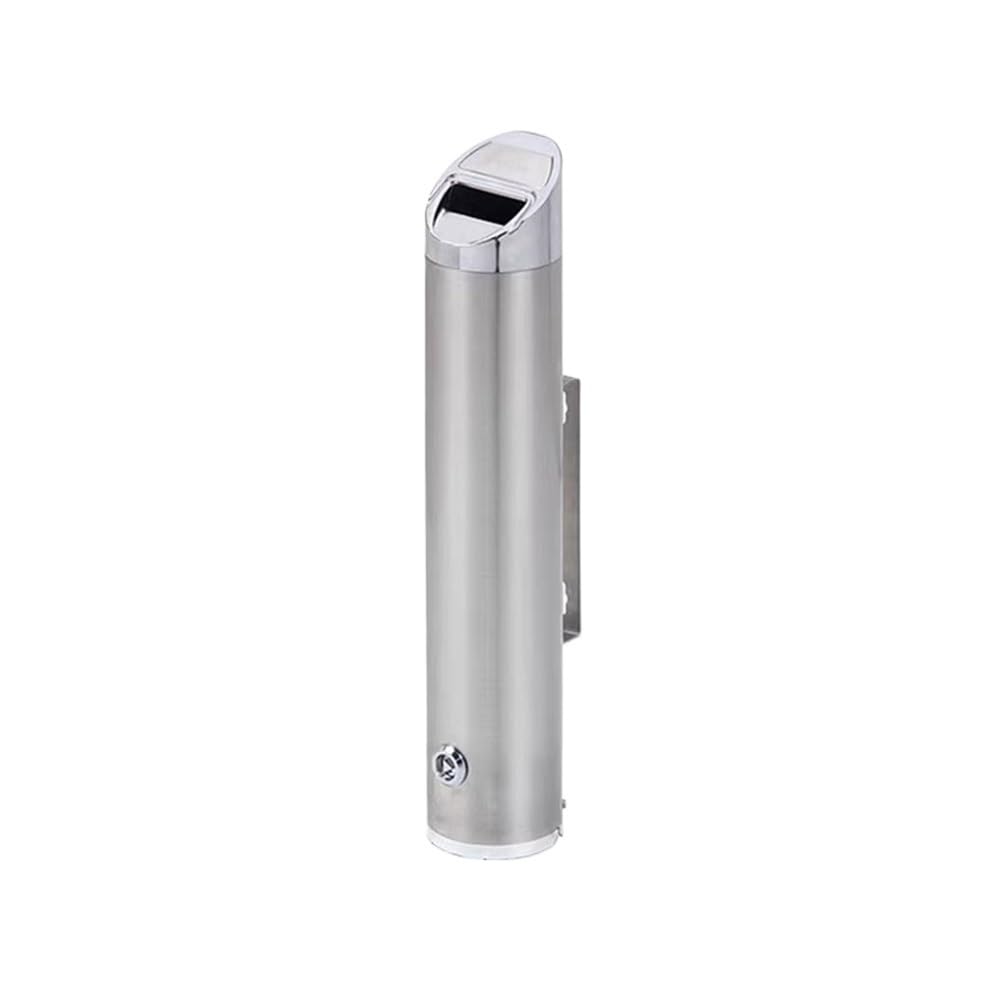 Stand ashtray Indoors Outdoors Stainless Steel Ash Pillar, Wall Mounted Street Cigarette Butt Collection Pillar