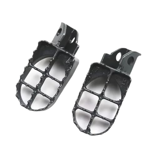 Repose-pieds Suzuki DR650 DR350 DR250 acier gris pour moto tout-terrain