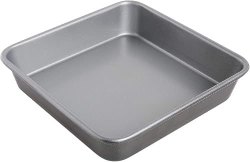 Image of Cuisinart 9-Inch Chef's Classic Nonstick Bakeware Square Cake Pan, Silver(Pack of 6)