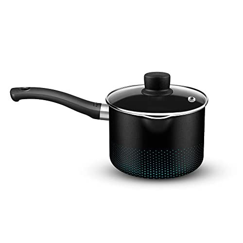 Panela Rochedo Smart Antiaderente de Alumínio Preta 14CM