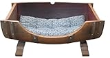 Dog Bed Made From Retired Napa Valley Wine Barrel Full Size FREE SHIPPING By Wine Barrel Creations