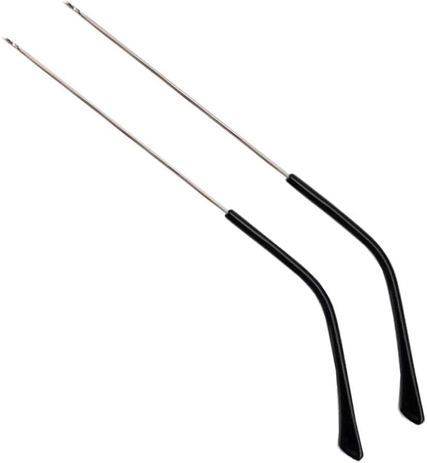 Brazos de Repuesto de Metal Texturizado para Gafas Retro con Acabado Premium