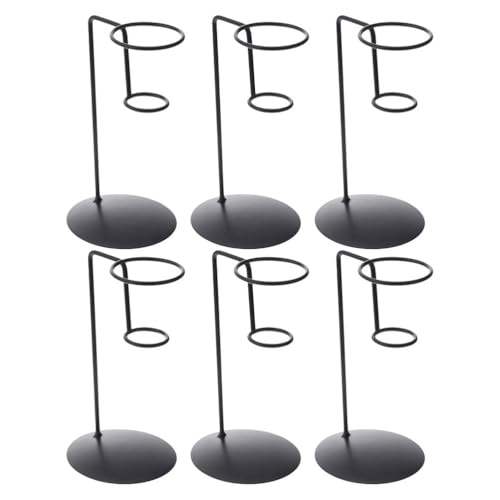Alipis Support Porte-Cornets De Glace 6 Pièces En Fer Robuste Présentoir Compact Pour Crème...