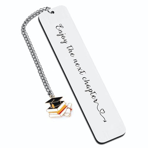 Graduation Gifts Class of 2025 Enjoy The Next Chapter Senior Bookmarks Gifts for Him Her Inspirational Grad Gifts Students Gifts for High Middle Medical Nurse School