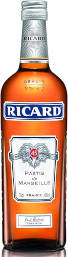 Ricard Pastis de Marseille Licor Anisado - 700ml (Paquete de 6)