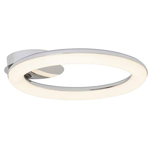 Brilliant Donut LED Deckenleuchte 43x8cm chrom/weiß 1680 Lumen, LED integriert