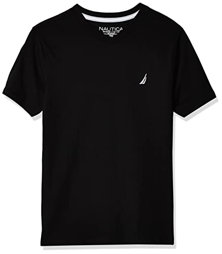 Image of Nautica Boys' Short Sleeve Solid V-Neck T-Shirt