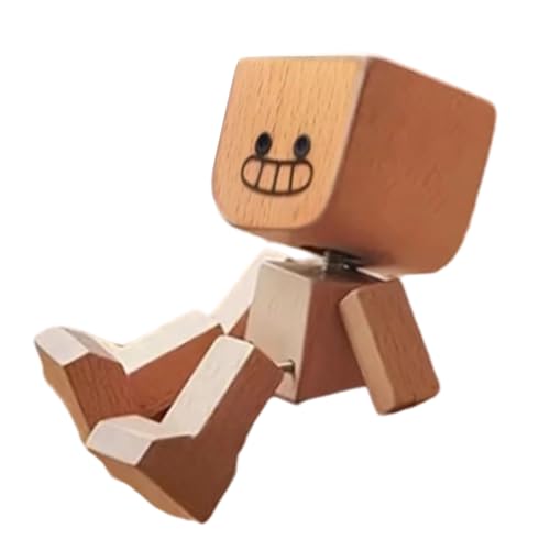 Figurines de tableau de bord | Figurine en bois faite à la main pour décoration de voiture – Statue pour console, scooters, berlines, pickups, camions, trajets en voiture, anniversaire