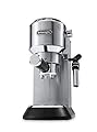 De'Longhi Dedica Style, Traditional Barista Pump Espresso Machine, Coffee and Cappuccino Maker, EC685M, Metal