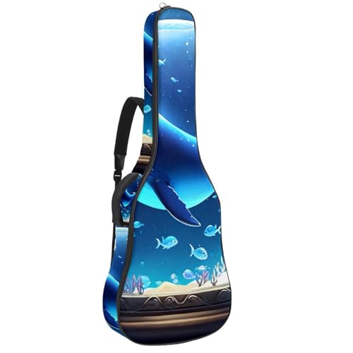 Sac de transport étanche pour guitare protégeant des chocs et de la pluie avec poches