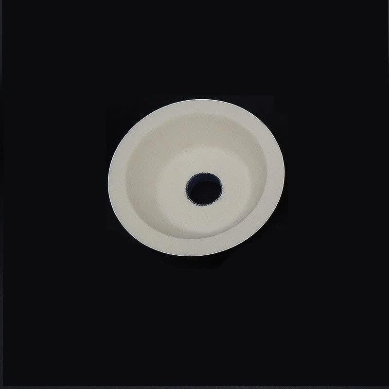 1 mola abrasiva in corindone bianco a forma di tazza, diametro 70/100/125 mm, bianco/diametro 125, grana 80(Dia 75Mm Grit 60)